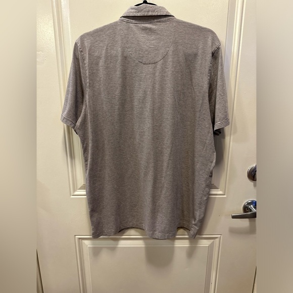 PrAna Men’s Polo Shirt Relaxed Fit Oatmeal Color , size Medium - Picture 3 of 6